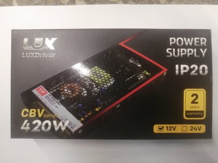 Блок питания LUXDriver 420Вт 12В