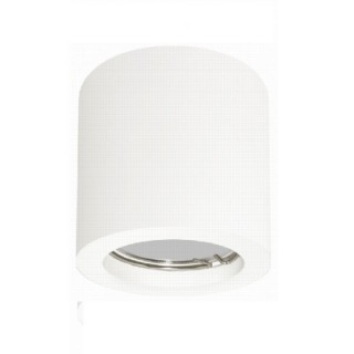 Светильник гипсовый СВЕТКОМПЛЕКТ RD 052 WH белый, H=80mm