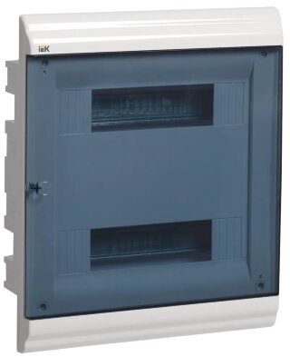 Корпус модульный пластиковый навесной IEK ЩРн-П-24 PRIME белый IP41