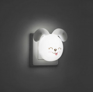 Светильник ночник Feron FN1167 4LED 0.5W 220V "зайчик" белый