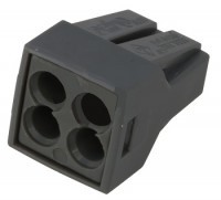 Электромонтажные экспресс-клеммы Rexant 773-304 (4*2.5мм2 с пастой)