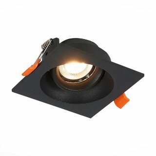 Светильник встраиваемый ST Luce ST208.418.01 MISURA, GU10, черный