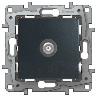 Legrand Etika Антрацит Розетка TV звезда  672651