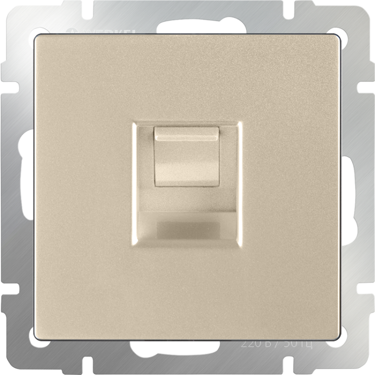 Werkel Розетка интернет 1-ая RJ-45 Шампань W1181011 (WL11-RJ-45)