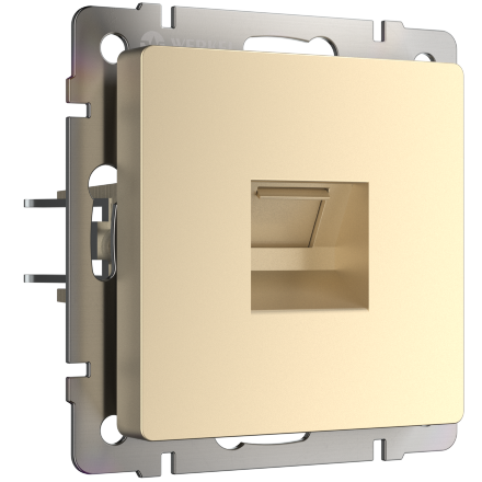 Werkel Розетка интернет 1-ая RJ-45 Шампань W1181011 (WL11-RJ-45)