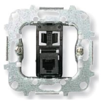 Механизм компьютерной  розетки 8 контактов  RJ 4