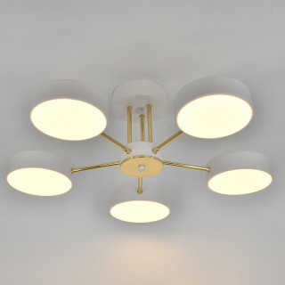 Люстра ESCADA 10262/5 LED*64W White/Gold