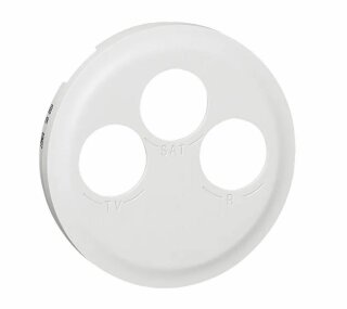 Legrand Celiane Накладка для розетки TV+FM+SAT Белый 68285