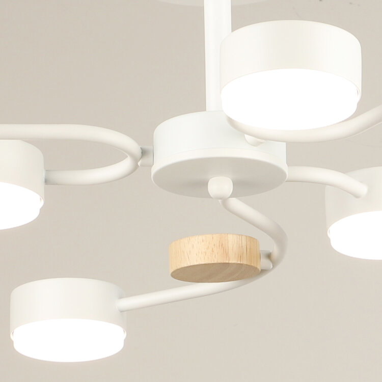 Люстра  SNEHA  92860-0.3-06 WT+WOOD GX53