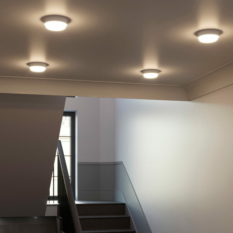 Светильник Gauss 193411212-S 12W 940lm 4000K IP40 кругл.с оптико-микровол