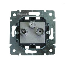 Legrand Galea Life Механизм розетки TV-FM-SAT проходная 14 dB Pro 21 775791