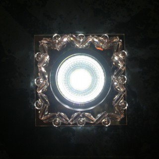 Встраиваемый светильник AURA K8008LT 6500k cob5w+led подсветка