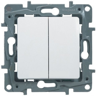 Legrand Etika Белый Переключатель 2-кл. авт. 672212