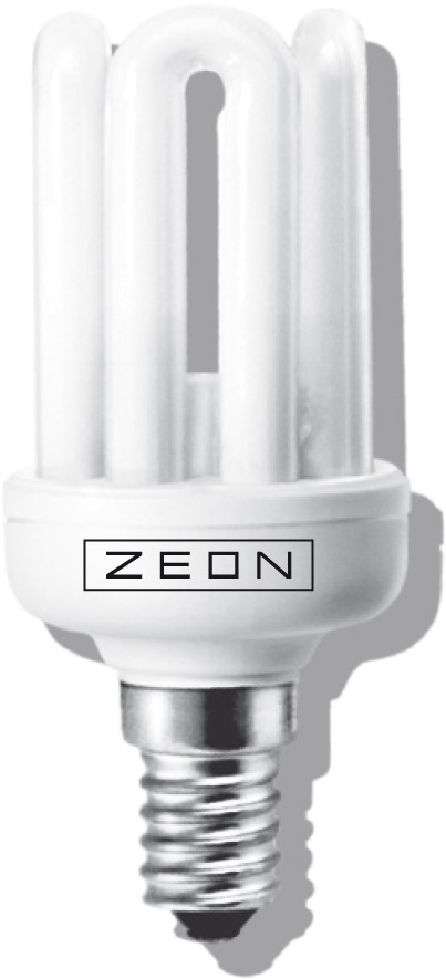 Лампа компакт. люминес. ZEON 4U 9W E1442 Уценка