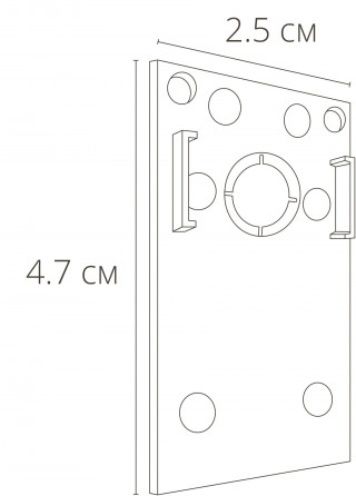 Заглушка Arte Lamp LINEA-ACCESSORIES A482106 для магнитного шинопровода ГК / BK