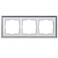 Werkel Palacio Рамка 3 поста Хром/белый W0031331 (WL17-Frame-03)