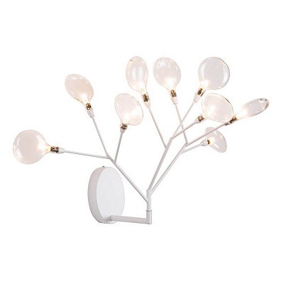 Бра Crystal Lux 1691/409 EVITA AP9 WHITE/TRANSPARENT