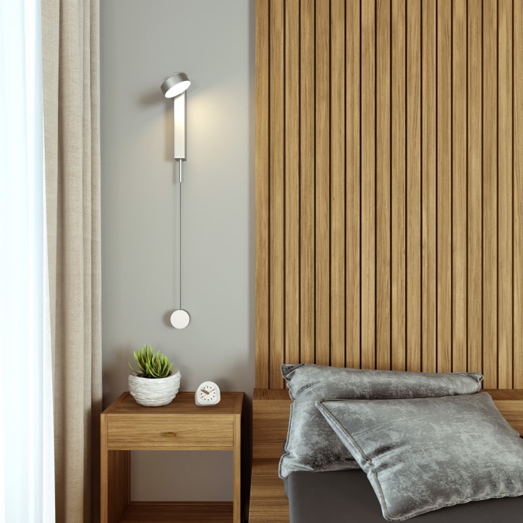 Бра Eurosvet/Electrostandard 40112/LED Orco 10 Вт 4000К серебро (cнят с производства)