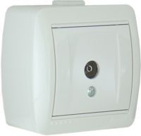 Розетка LEZARD NATA 710-0200-129 ТВ проходная белый