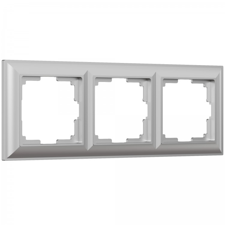 Werkel Fiore Рамка 3 поста Серебряный WL14-Frame-03