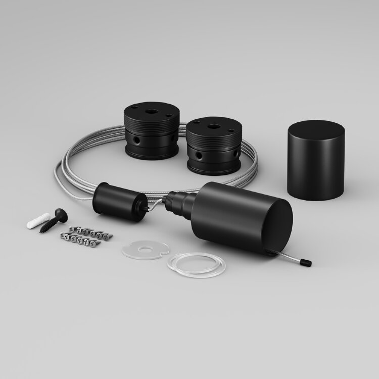 Набор для вертикального подвесного монтажа Nemo D18 черный 201149