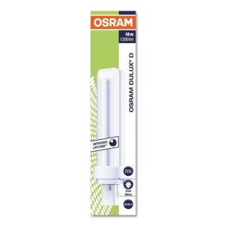 OSRAM люм. DULUX D 18W/21-840 G24d-2 4000K холод.бел