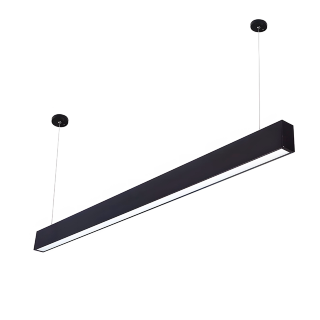 Свет-к линейный светодиодный  LED SMD 30W 4000K подвесной черный HB7230 BL
