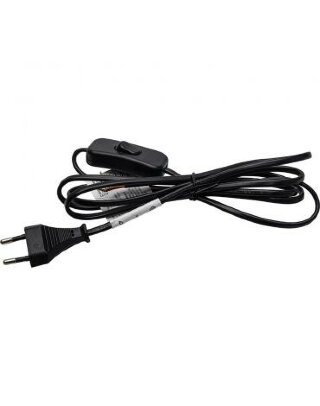 Сетевой шнур DM107 230V 2м (с выключателем) черный