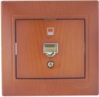 Розетка LEZARD компьютерная сосна 701-0801-139