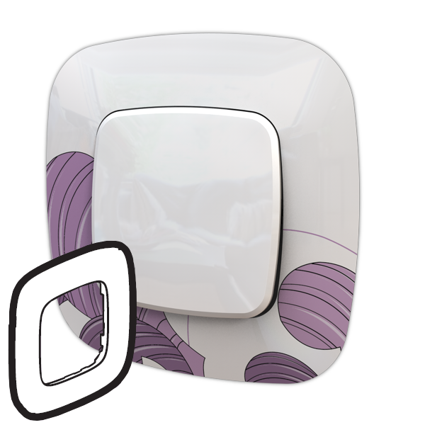 Valena ALLURE Флора Рамка 1-пост 754361