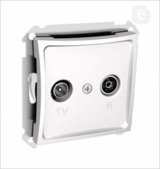 Розетка оконечная TV-R 8dB  WDE000197, белый (уп.10)