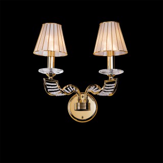 Бра ALVEARE 702622 24K 2*40W E14 золото