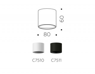 Корпус светильника накладной Ambrella Light DIY Spot C7511