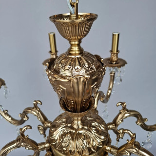 Люстра AURA 42992P/18A E14 BRASS