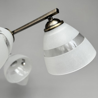 Люстра AURA  51910-8 E27 AB+WT