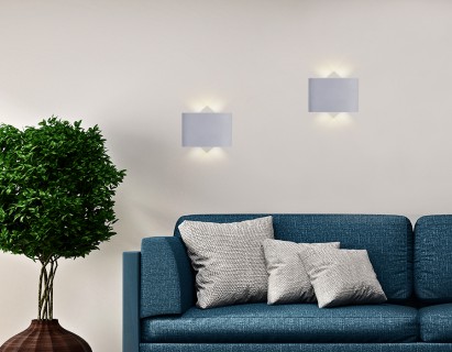 Настенный светодиодный светильник FW142 WH/S бел/песок LED 3000K 4W