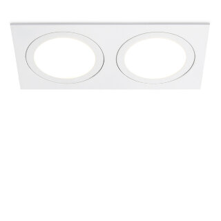 Светильник встраиваемый Ambrella TN51826/2 WH белый GX53/2 max 15W 215*110*39