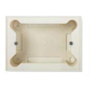 Цоколь ABB Zenit открытой установки на 1-2-3 мод. б/з рамки белый N2993 BL