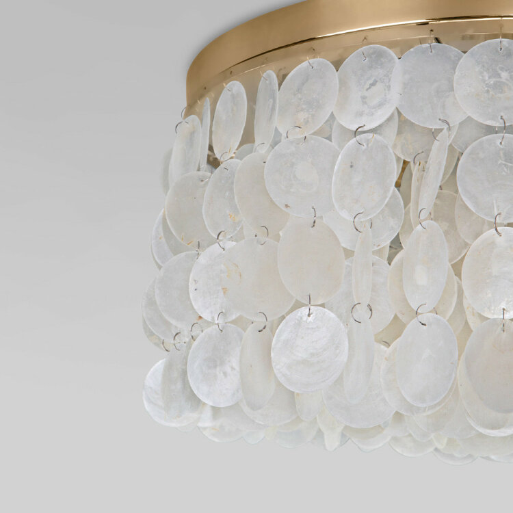 Люстра  Eurosvet  60084/5 латунь/перламутр