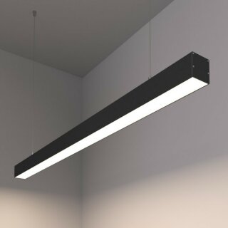 Светодиодный линейный светильник LUMAFOR 55W 50*50*1500mm 3000K черный