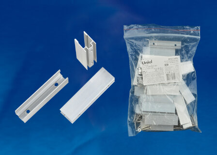 Крепление Uniel UCC-N21/C50 WHITE 025 POLYBAG для NEON