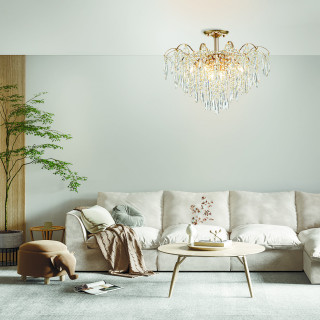 Люстра ESCADA  1124/8PL E14*40W Gold