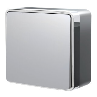 Werkel Gallant Выключатель 1-кл. W5010006 серебряный