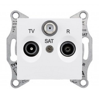 SE Sedna Розетка TV/R/SATоконечная 1dB Белая SDN3501321