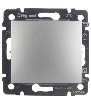 Legrand Valena Переключатель перекрестный 1кл алюминий 770107
