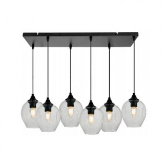 Подвес AURA 8853-6 BK+CL