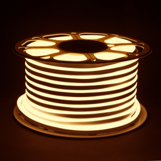 Гибкий NEON LS001 9.6W 120Led IP67 односторонний, тепл..бел. 3300К 50м