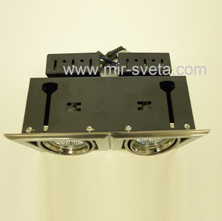 С.Г. DAR M39*2G 12V 50W MR16 сатин никель