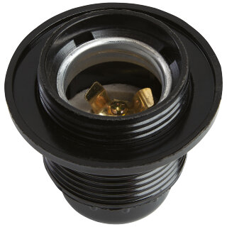 Патрон LH82 E27 с кольцом 250V 4A карболит, латунь, черный 55*58