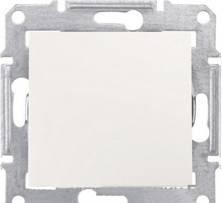 Переключатель Sedna 1-кл. беж. 10А